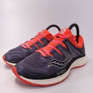 Saucony Hurricane ISO 4 Womens Size 6 S10411-2 Gray Black Red/Orange Running